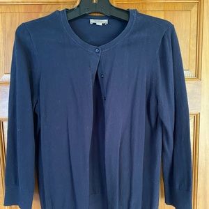 Loft navy cardigan